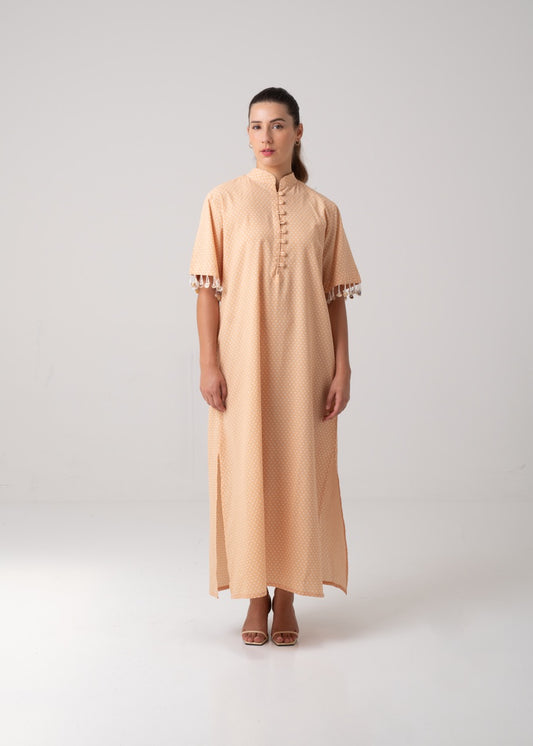 Long Kaftan - Polka Dot