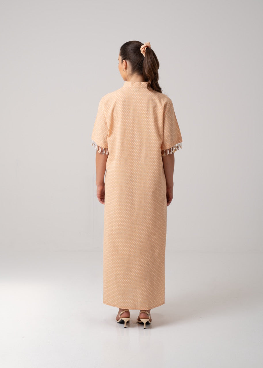 Long Kaftan - Polka Dot