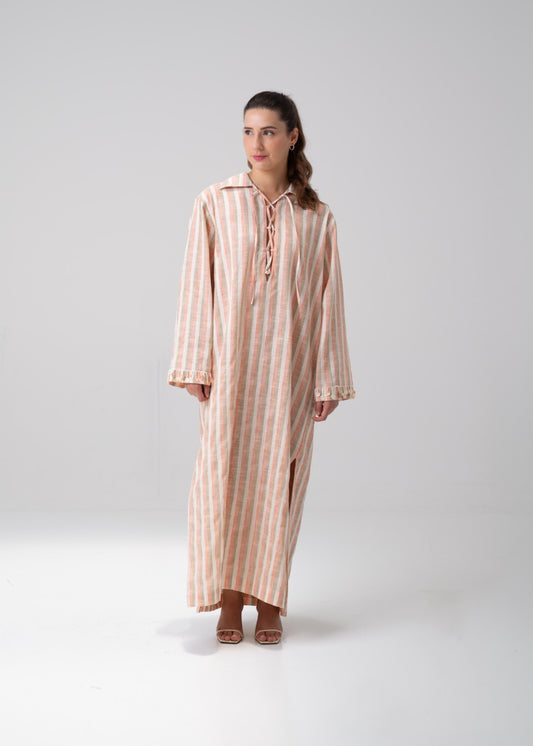 Long Kaftan - Striped