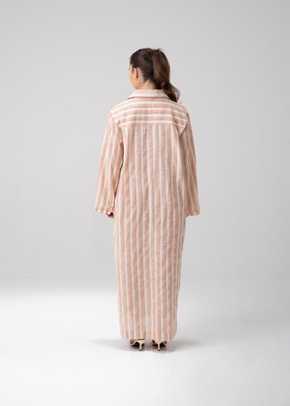 Long Kaftan - Striped